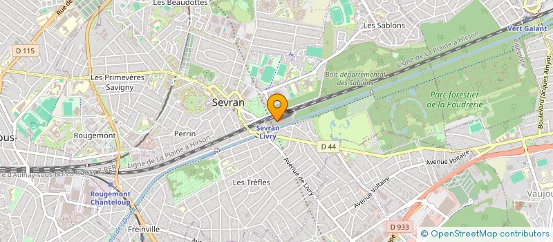 localisation de l'entreprise RESTAURANT ARC EN CIEL à SEVRAN