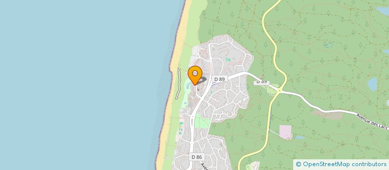 localisation de l'entreprise RESTAURANT ASSOCIATIF  SEIGNOSSE