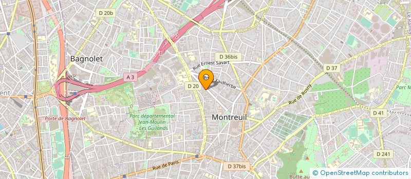 localisation de l'entreprise RESTAURANT ASSOCIATIF DU NOUVEAU CENTENAIRE à MONTREUIL