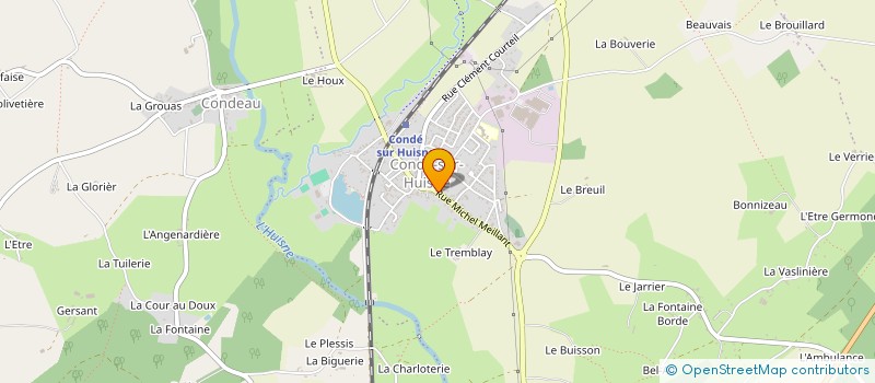 localisation de l'entreprise RESTAURANT AU 13 à SABLONS-SUR-HUISNE