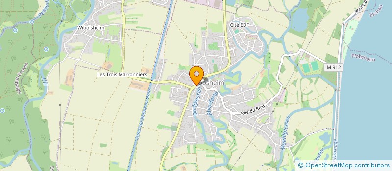 localisation de l'entreprise RESTAURANT AU BOEUF  PLOBSHEIM