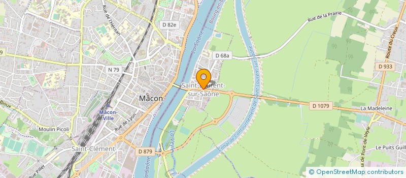 localisation de l'entreprise RESTAURANT AU FEU DE BOIS à SAINT-LAURENT-SUR-SAONE