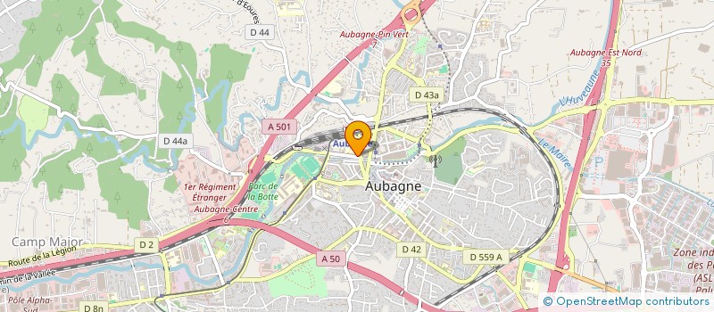 localisation de l'entreprise RESTAURANT AU PALATIN à AUBAGNE