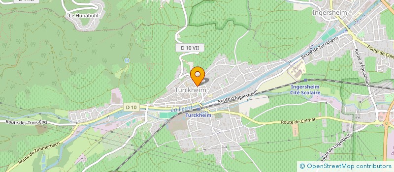 localisation de l'entreprise RESTAURANT AU TURENNE  TURCKHEIM