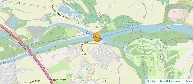 localisation de l'entreprise RESTAURANT AUBERGE DE JONS  JONS