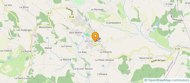 localisation de l'entreprise RESTAURANT AUBERGE LES CHANTERELLES  LONGESSAIGNE