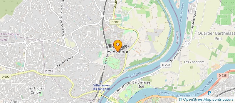 localisation de l'entreprise RESTAURANT AUBERTIN  VILLENEUVE-LES-AVIGNON