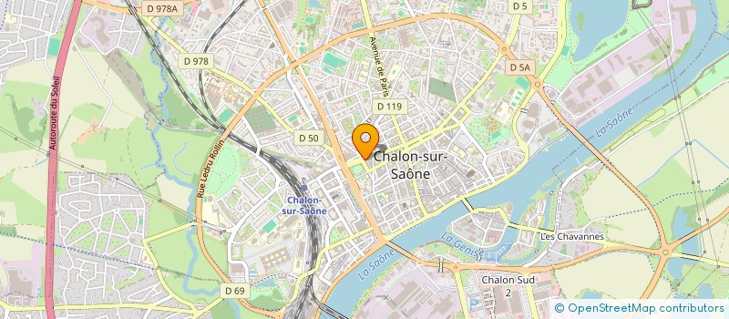 localisation de l'entreprise RESTAURANT BRASSERIE LE SPHINX à CHALON-SUR-SAONE