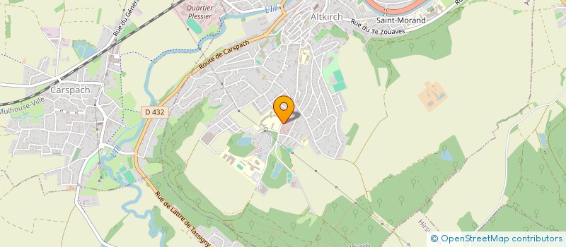 localisation de l'entreprise RESTAURANT CAMPING DES ACACIAS  ALTKIRCH