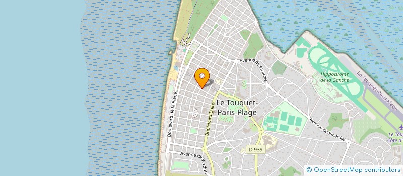 localisation de l'entreprise RESTAURANT CARTE BLANCHE à LE TOUQUET-PARIS-PLAGE