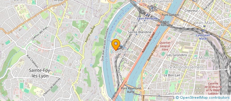 localisation de l'entreprise RESTAURANT CENTRES TRI RHONE à LYON