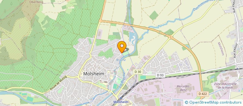 localisation de l'entreprise RESTAURANT CHEZ ERIC  DORLISHEIM