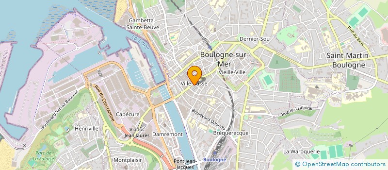 localisation de l'entreprise RESTAURANT CHEZ JULES à BOULOGNE-SUR-MER