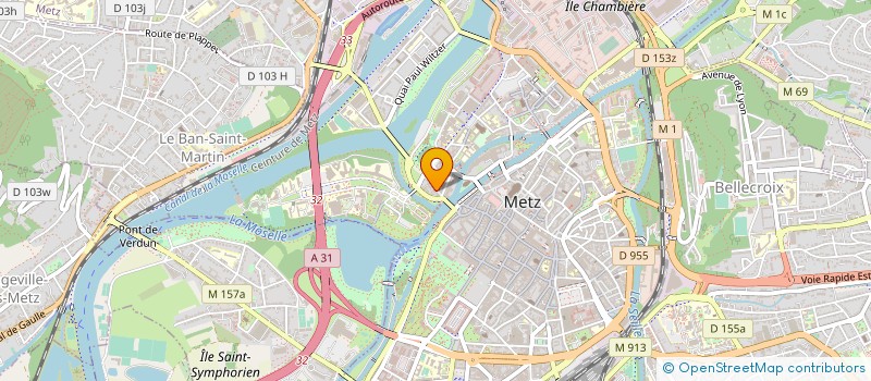 localisation de l'entreprise RESTAURANT CHEZ LORY  METZ