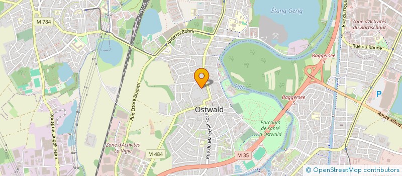 localisation de l'entreprise RESTAURANT CHEZ PAULETTE  OSTWALD