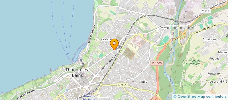 localisation de l'entreprise RESTAURANT CHEZ XUAN à THONON-LES-BAINS