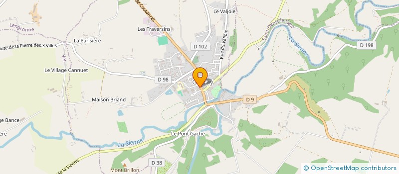 localisation de l'entreprise RESTAURANT DE L'AMITIE  GAVRAY-SUR-SIENNE