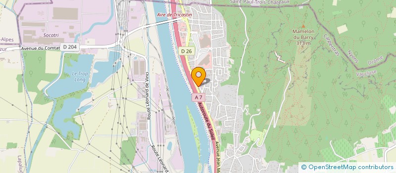 localisation de l'entreprise RESTAURANT DE L'ECLUSE  BOLLENE