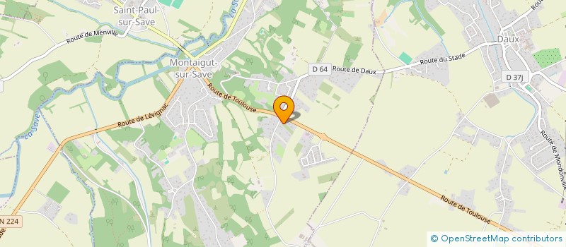 localisation de l'entreprise RESTAURANT DE L'EUROPE  MONTAIGUT-SUR-SAVE