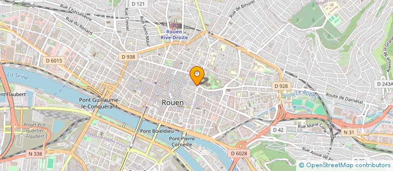 localisation de l'entreprise RESTAURANT DE LA MAISON DES JEUNES  ROUEN