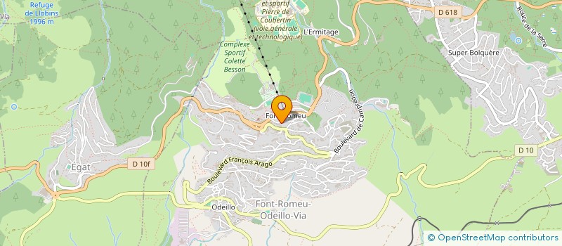 localisation de l'entreprise RESTAURANT DE LA NOCHE à FONT-ROMEU ODEILLO-VIA