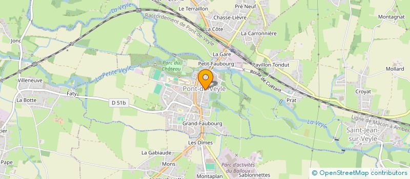 localisation de l'entreprise RESTAURANT DE LA PAIX à PONT-DE-VEYLE