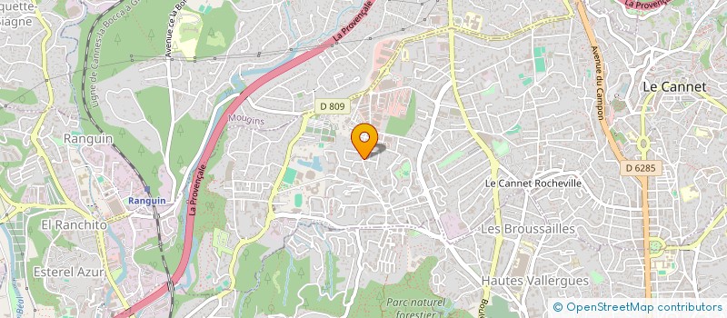 localisation de l'entreprise RESTAURANT DE LA PALESTRE à LE CANNET