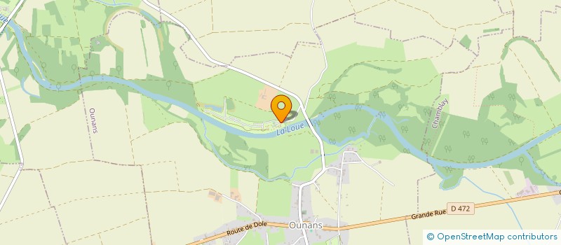 localisation de l'entreprise RESTAURANT DE LA PLAGE BLANCHE  OUNANS