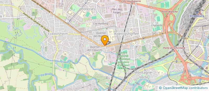 localisation de l'entreprise RESTAURANT DE LA REPUBLIQUE à STRASBOURG