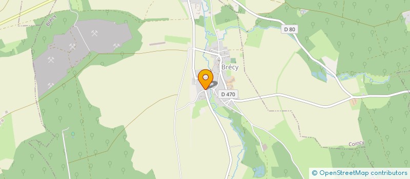 localisation de l'entreprise RESTAURANT DE LA VALLEE  BRECY