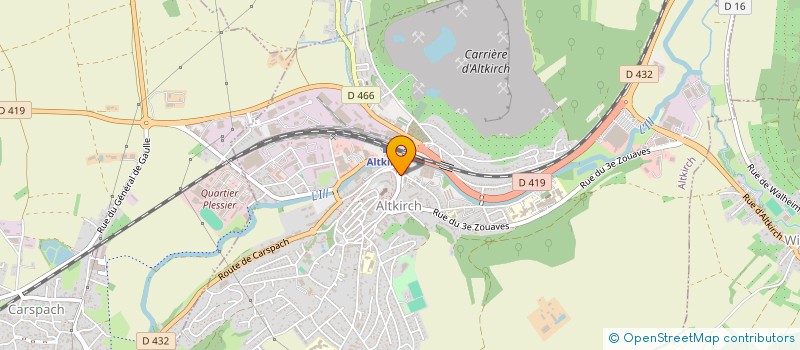 localisation de l'entreprise RESTAURANT DE LA VICTOIRE  ALTKIRCH