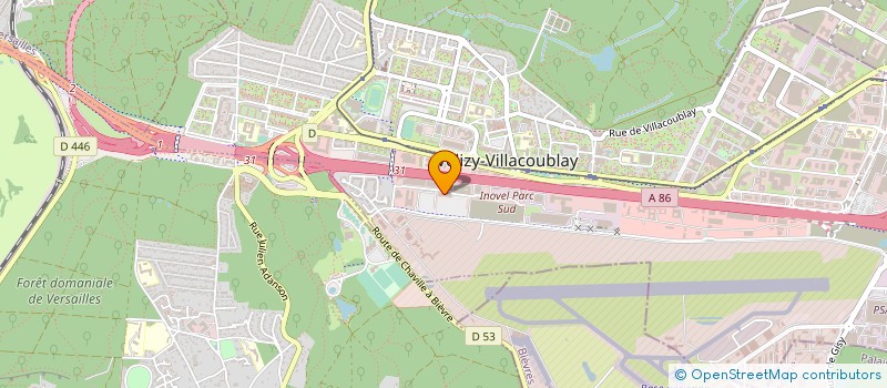 localisation de l'entreprise RESTAURANT DE SITE VELIZY à VELIZY VILLACOUBLAY