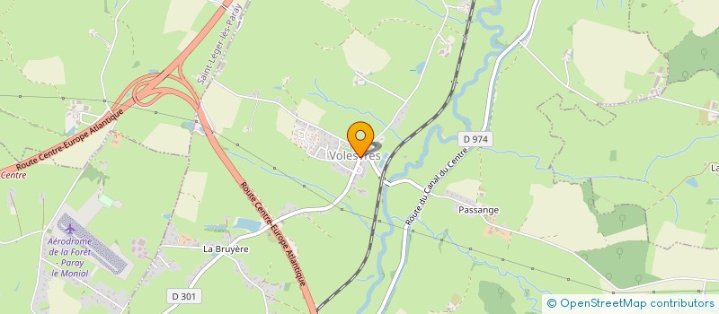 localisation de l'entreprise RESTAURANT DES BOUTONS D'OR  VOLESVRES