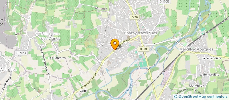 localisation de l'entreprise RESTAURANT DES ECOLES à CHAZAY-D'AZERGUES