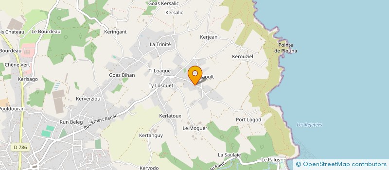 localisation de l'entreprise RESTAURANT DOMAINE DE KERAVEL  PLOUHA