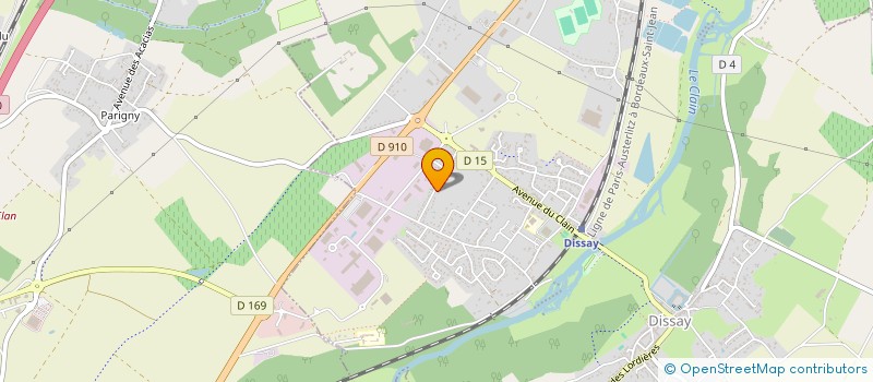 localisation de l'entreprise RESTAURANT DU BOIS DE CHAUME à DISSAY