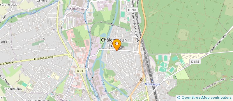 localisation de l'entreprise RESTAURANT DU BOURG à CHALETTE-SUR-LOING