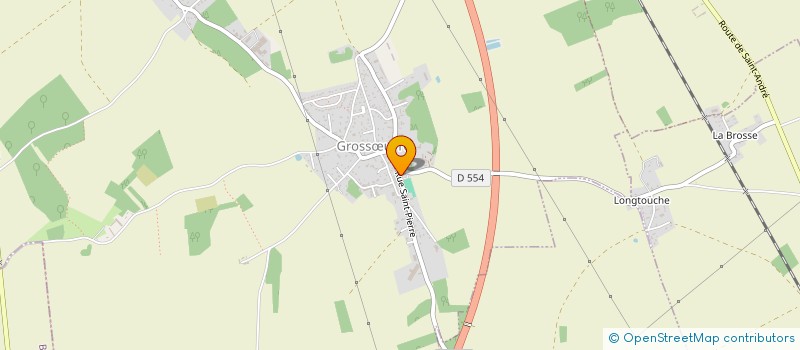 localisation de l'entreprise RESTAURANT DU CHATEAU DE GROSSOEUVRE  GROSSUVRE