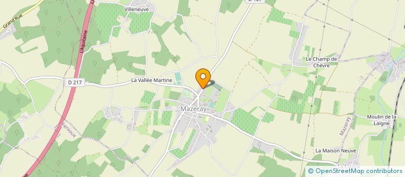 localisation de l'entreprise RESTAURANT DU COEUR CHARENTAIS MARITIMES  ASNIERES-LA-GIRAUD