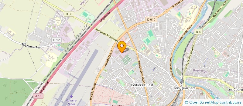 localisation de l'entreprise RESTAURANT DU COEUR DE LA VIENNE à POITIERS