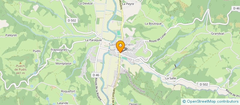 localisation de l'entreprise RESTAURANT DU DOURDOU à CONQUES-EN-ROUERGUE