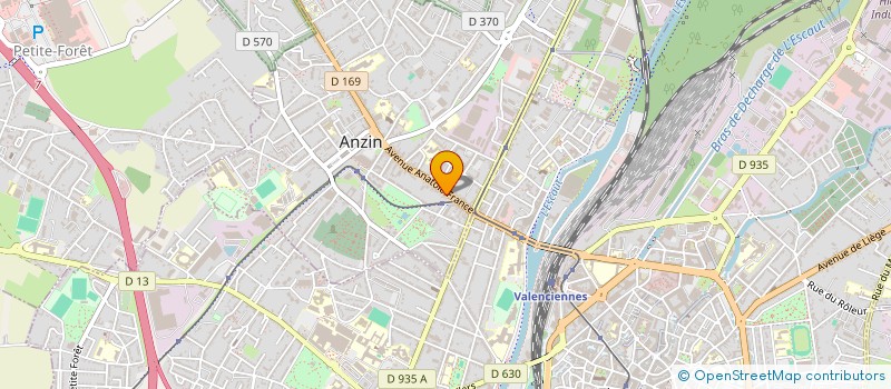 localisation de l'entreprise RESTAURANT DU GARAGE  ANZIN