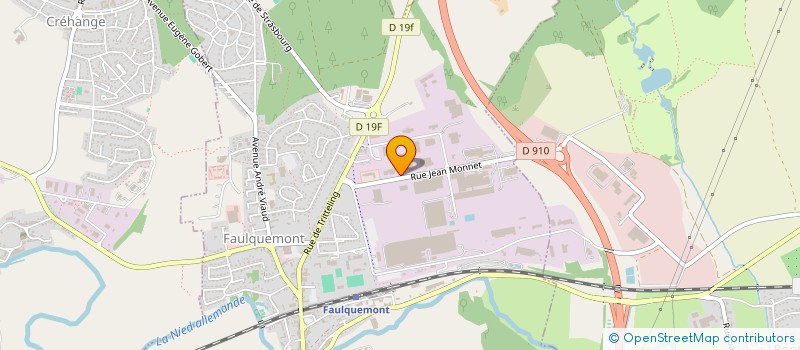 localisation de l'entreprise RESTAURANT DU GOLF  FAULQUEMONT