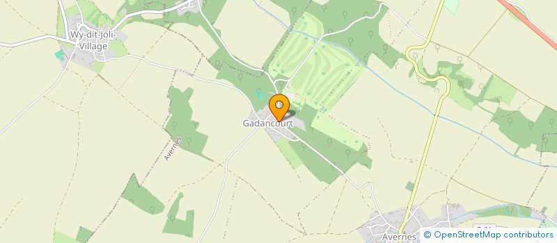 localisation de l'entreprise RESTAURANT DU GOLF DE GADANCOURT  AVERNES