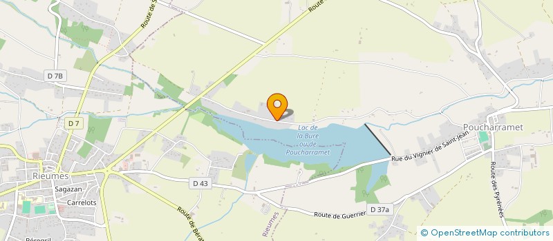 localisation de l'entreprise RESTAURANT DU LAC  POUCHARRAMET