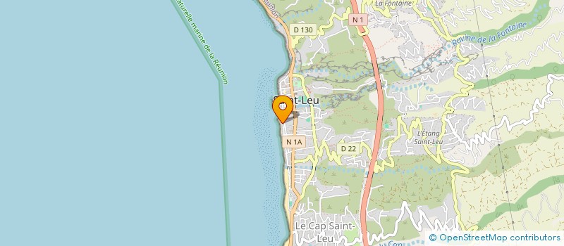 localisation de l'entreprise RESTAURANT DU LAGON  SAINT-LEU
