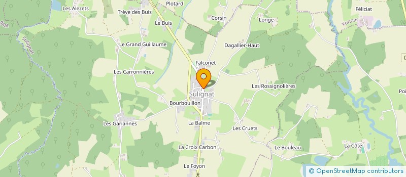 localisation de l'entreprise RESTAURANT DU MARRONNIER à SULIGNAT