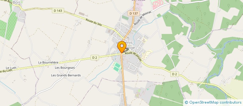 localisation de l'entreprise RESTAURANT DU MIDI  SAINT-GENIS-DE-SAINTONGE