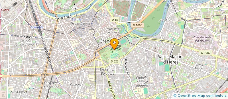 localisation de l'entreprise RESTAURANT DU PARC SPORTS ET LOISIRS  GRENOBLE