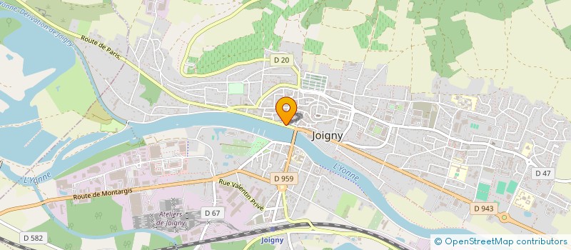 localisation de l'entreprise RESTAURANT DU PONT  JOIGNY